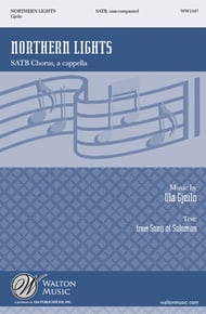 cover Northern Lights SATB choral sheet music cover